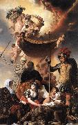 EVERDINGEN, Caesar van Allegory of the Birth of Frederik Hendrik dfg oil painting